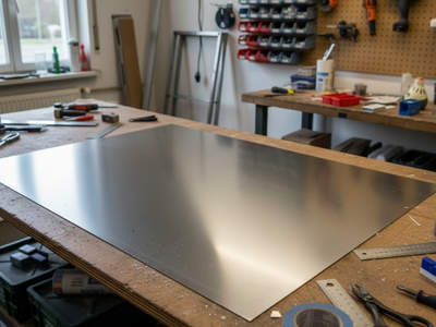 Magnettafel nach Maß auf Tisch